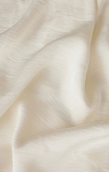 LUANA LUXE SATIN TOP in CLOUD