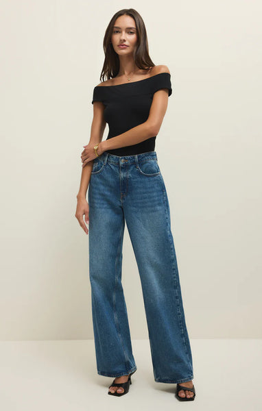 SECOND SKIN OFF SHOULDER TOP