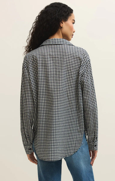 SEAPORT GINGHAM BUTTON UP