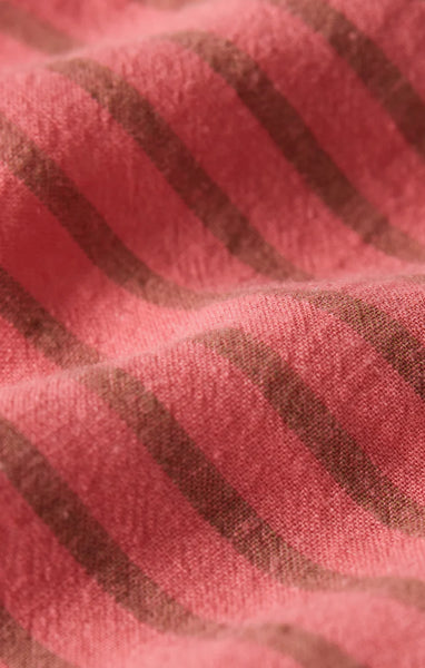 THE PERFECT STRIPED LINEN BUTTON UP in GELATO