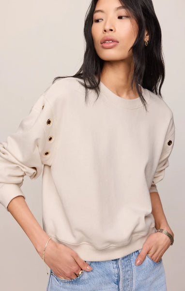 AXEL GROMMET SWEATSHIRT~~SANDSTONE