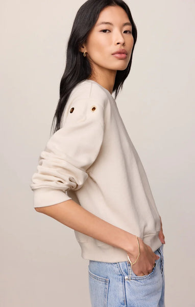AXEL GROMMET SWEATSHIRT~~SANDSTONE