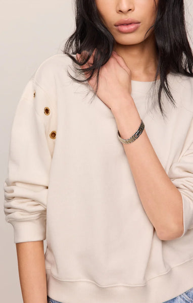 AXEL GROMMET SWEATSHIRT~~SANDSTONE
