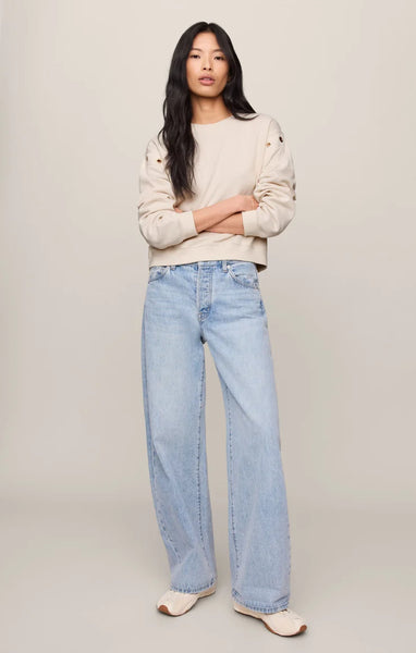 AXEL GROMMET SWEATSHIRT~~SANDSTONE
