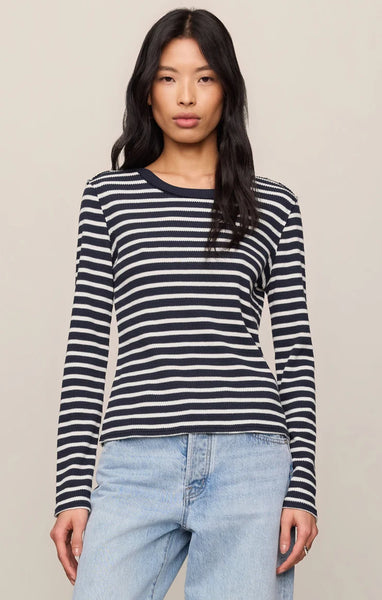 ARLET STRIPE THERMAL TOP ~~ECLIPSE