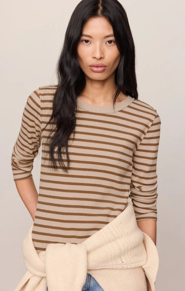 ARLET STRIPE THERMAL TOP
