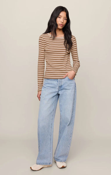 ARLET STRIPE THERMAL TOP