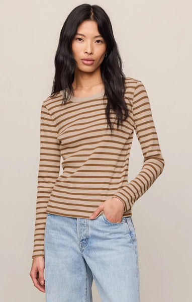 ARLET STRIPE THERMAL TOP