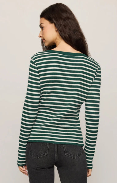 ARLET STRIPE THERMAL TOP