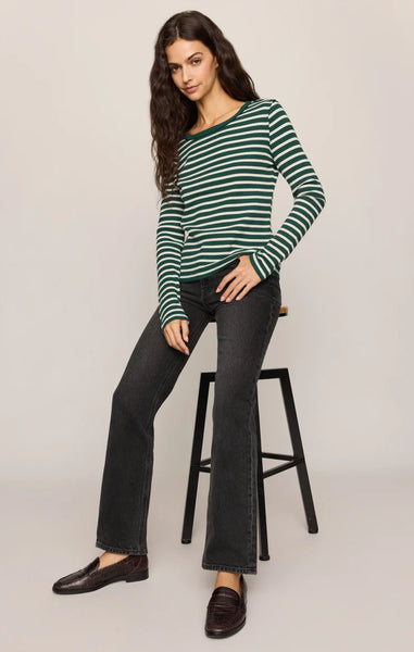 ARLET STRIPE THERMAL TOP