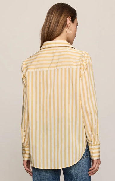 GOLDEN HAVEN STRIPE BUTTON UP