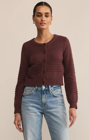 BETWEEN THE LINES CARDIGAN