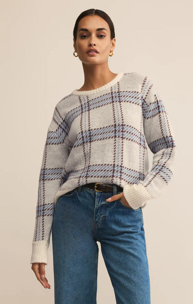 JUNCTION PLAID SWEATER