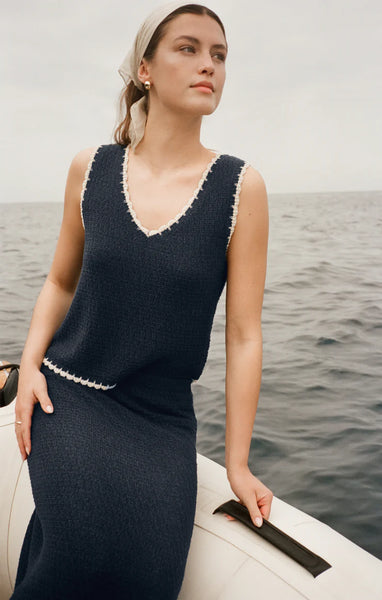 YESSENIA WHIPSTITCH TANK~~M & L LEFT