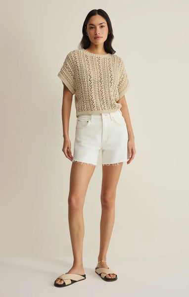 BALLAST CROCHET SWEATER TOP