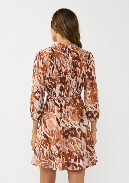 Amber Stroke Mini Dress