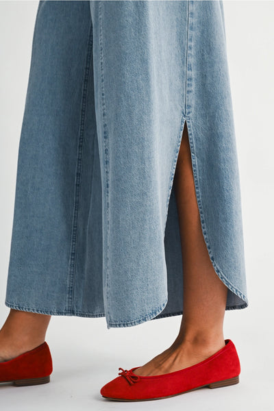 Wide Leg Midi Pants