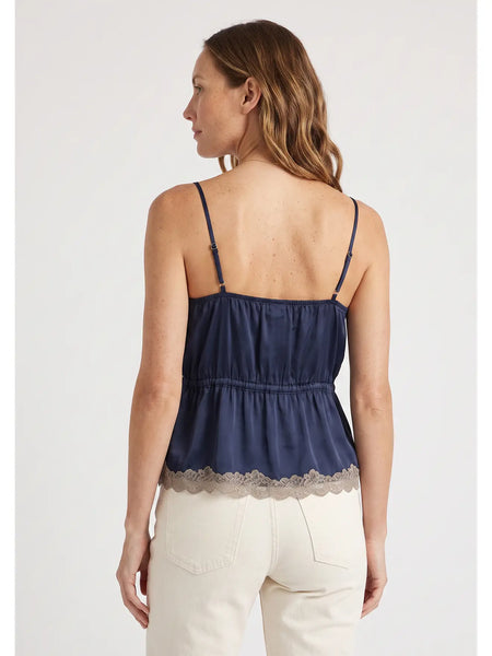 HALLIE SATIN LACE CAMI