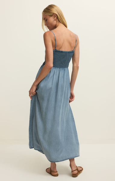 Bayside Chambray Maxi Dress