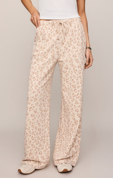 Hunter Knit Leopard Pant~~FINAL SALE