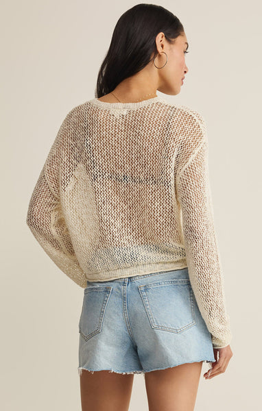 OPEN TERRAIN CROCHET SWEATER