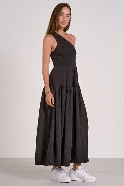 One Shoulder Maxi Dress